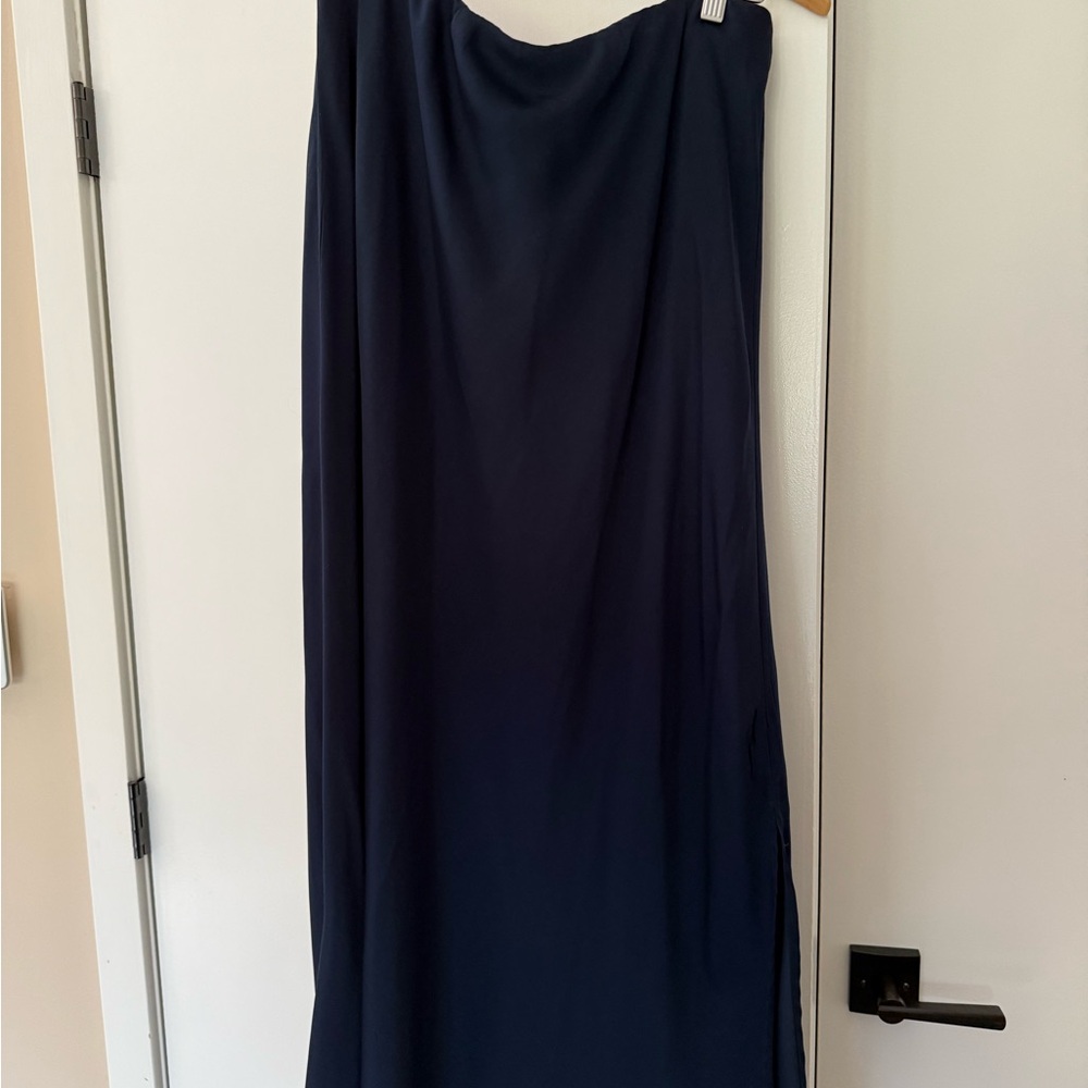 Elegant Navy Blue Women's Skirt
